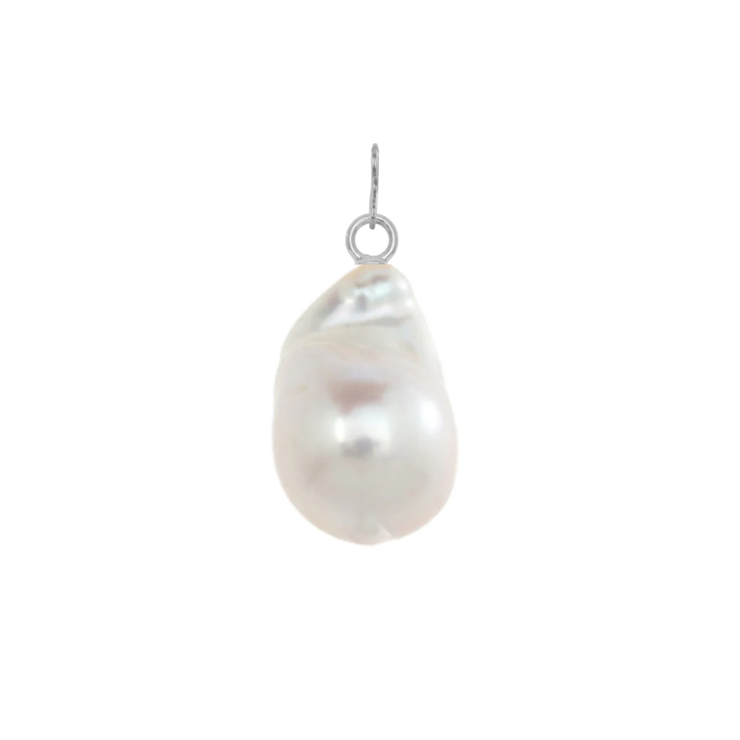 Natural Baroque Pearl Charm