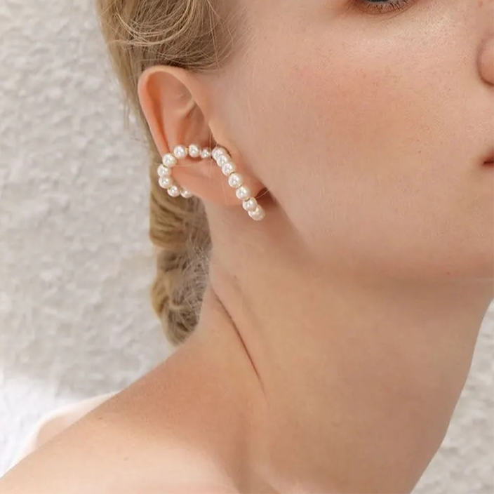 Freshwater Pearl Cuff Earring: The Aimee