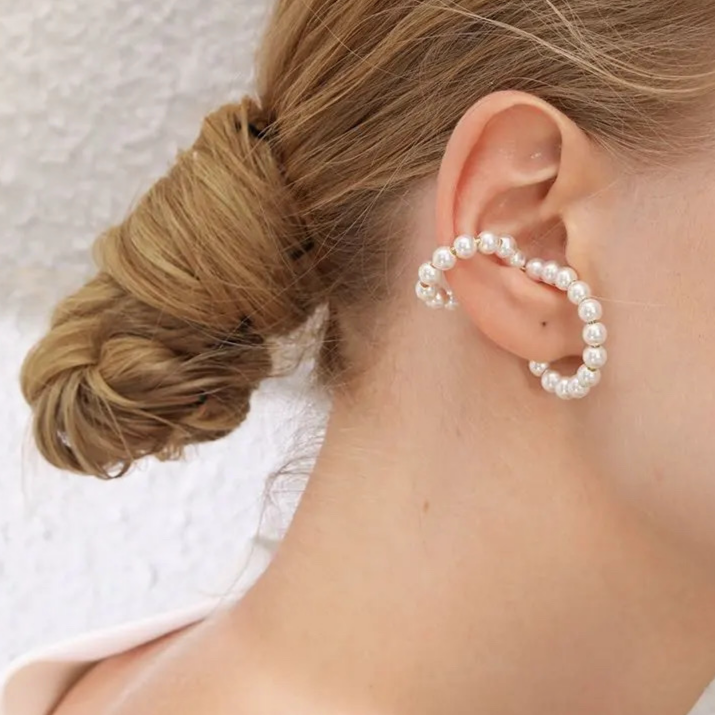 Freshwater Pearl Cuff Earring: The Aimee