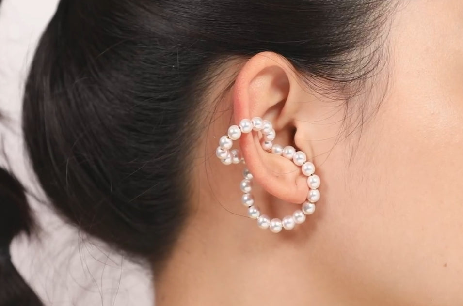 Freshwater Pearl Cuff Earring: The Aimee