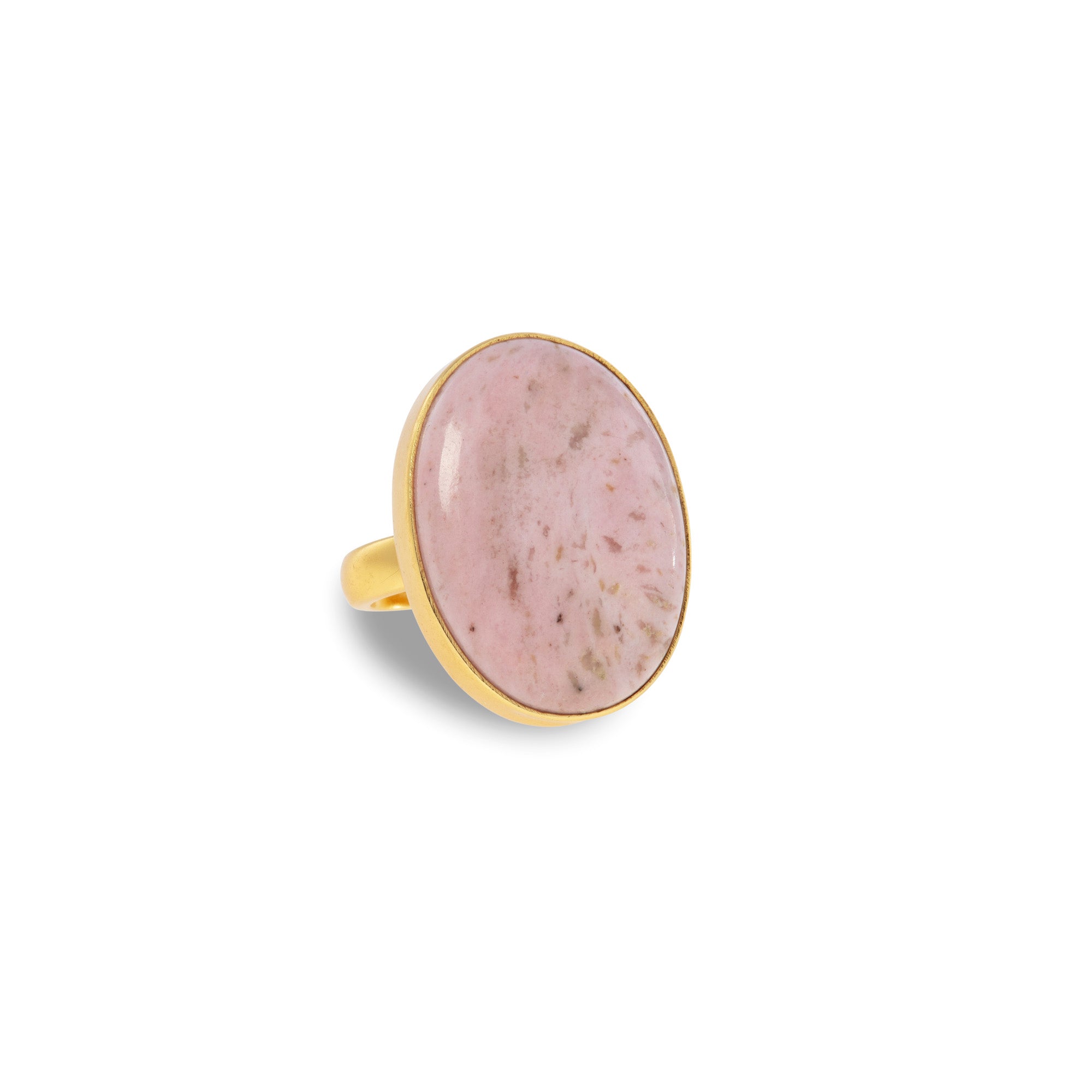 One Of A Kind 18k Gold Vermeil Petalite Ring