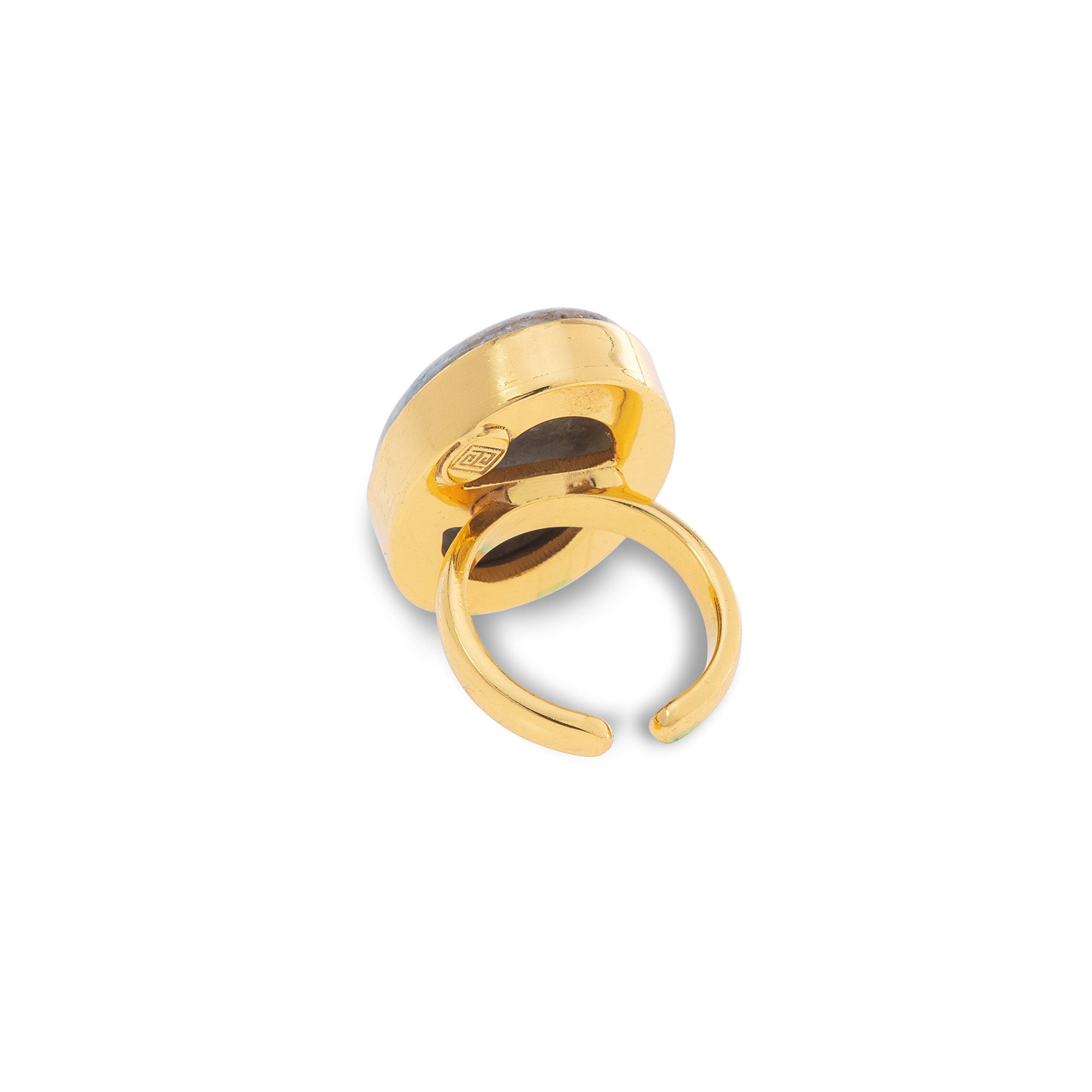 One Of A Kind 18k Gold Vermeil Serpentine Ring