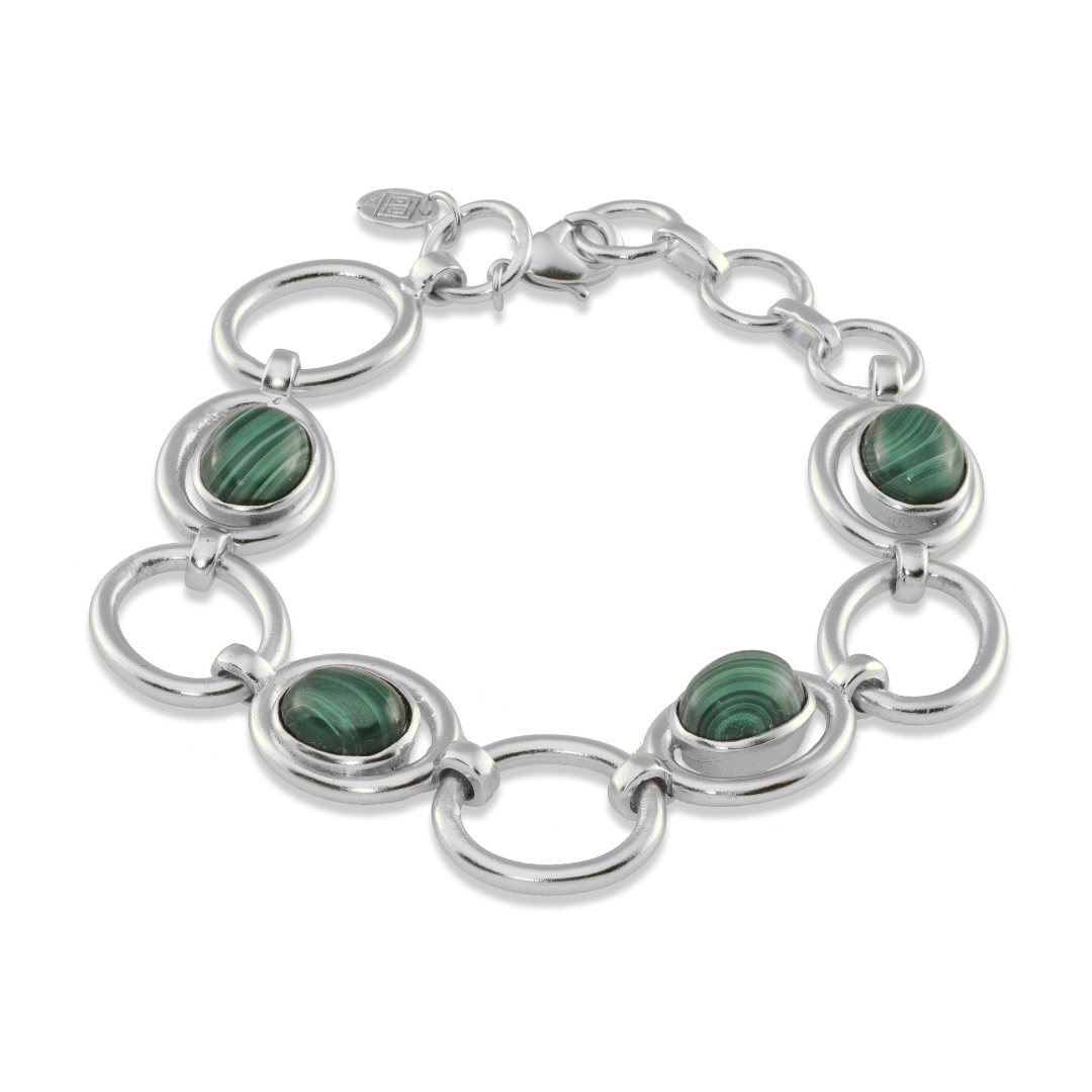 Malachite Link Bracelet: The Ada