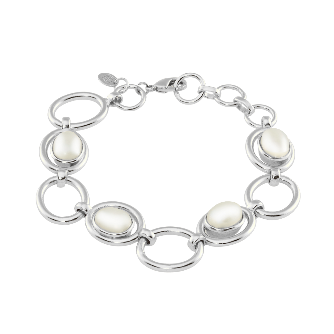 Pearl Link Bracelet: The Ada