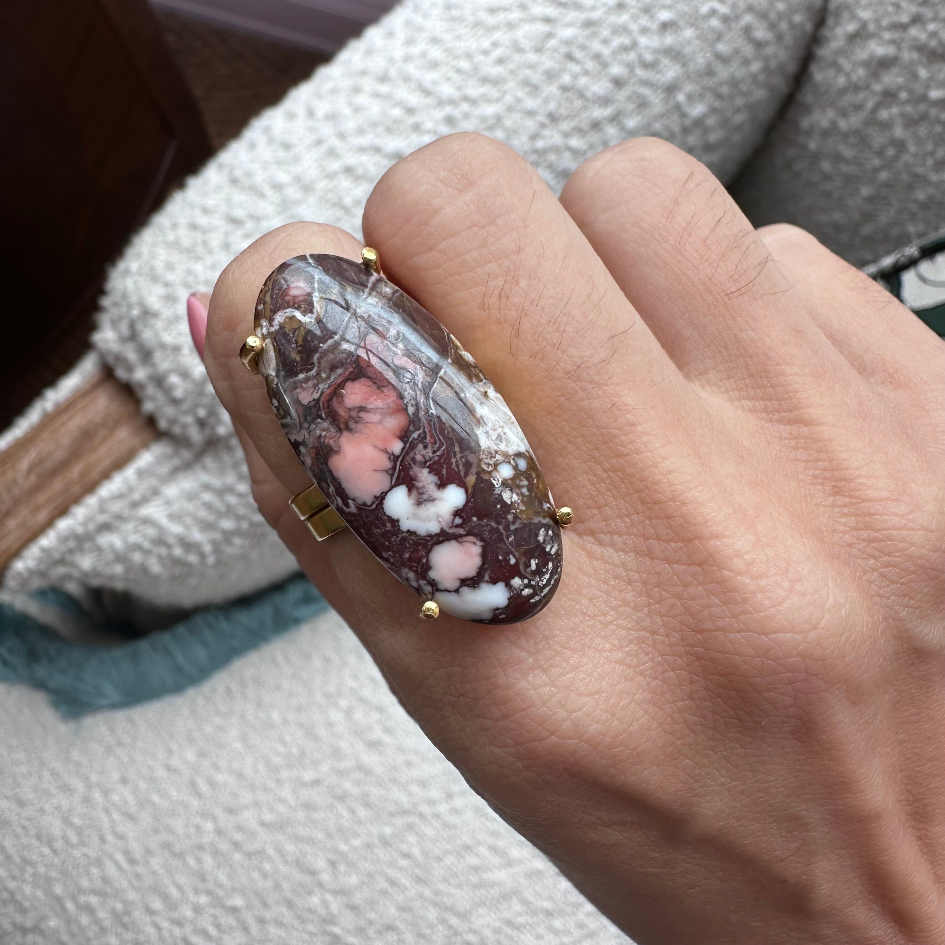 One of A Kind Ring (Rosetta Jasper) Jimena Alejandra 