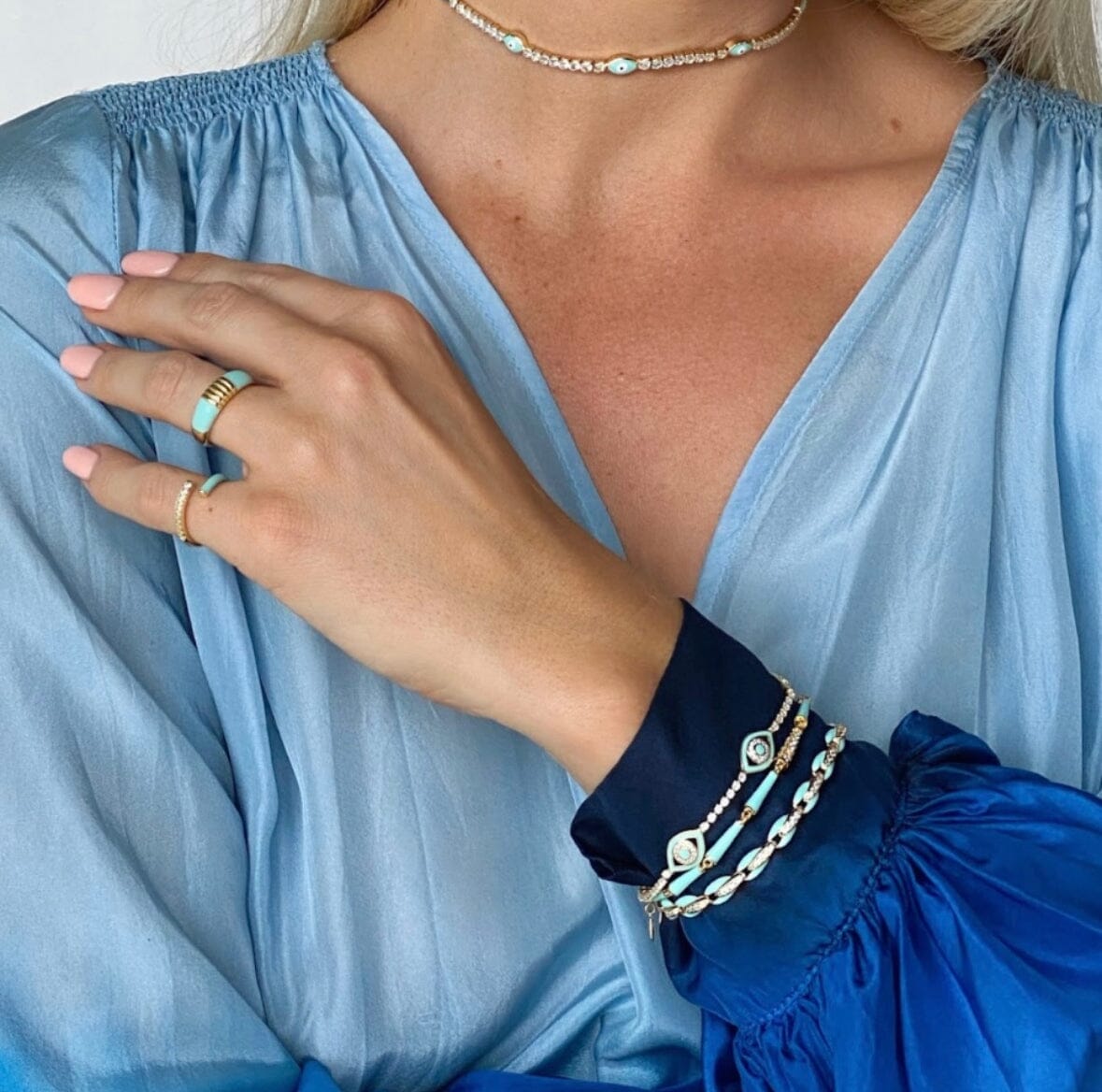 THE ALAIA (Blue) Bracelets Jimena Alejandra 