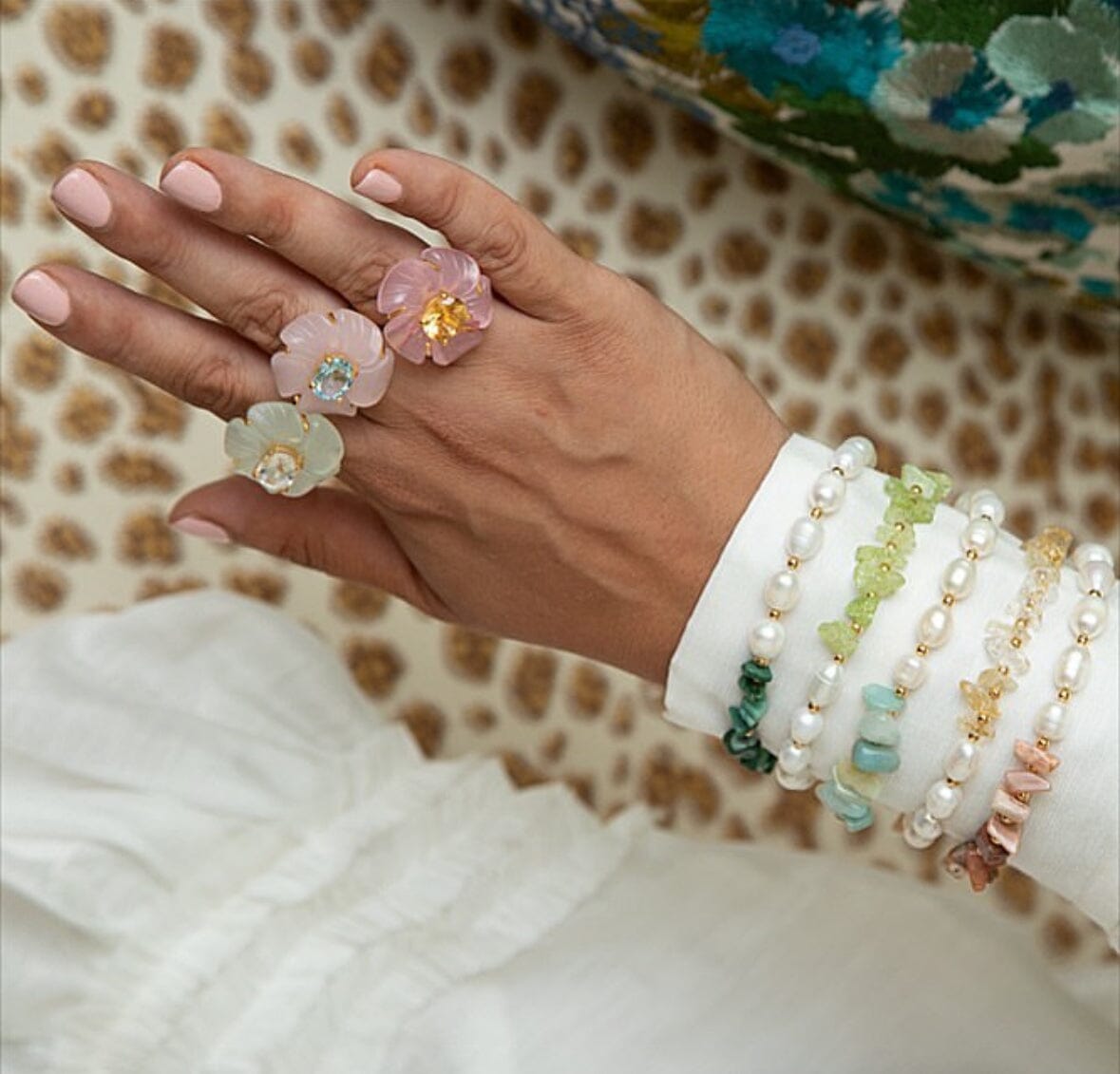 THE CAROLEE (Green Onyx) Bracelets Jimena Alejandra 