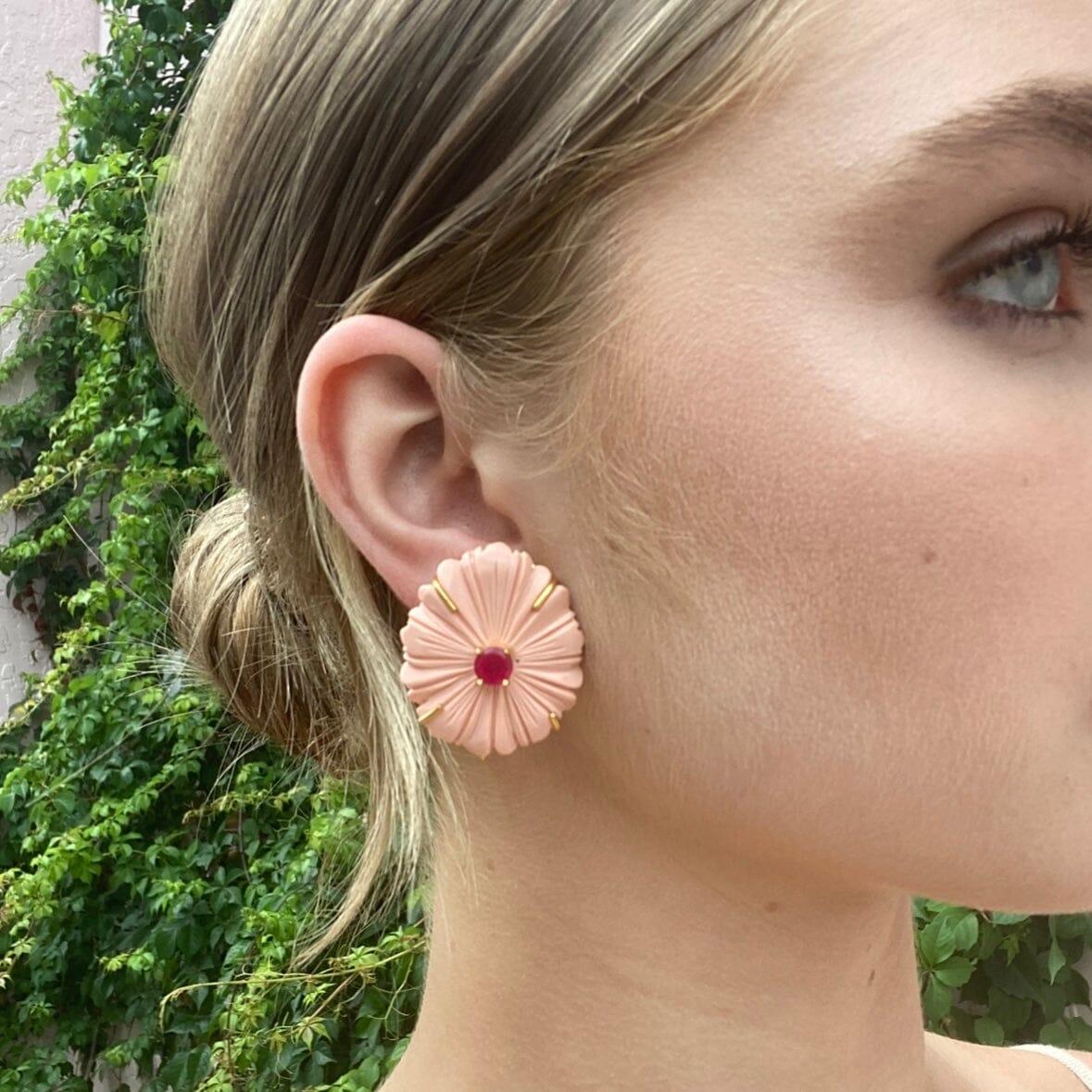 THE EMILIA (Coral) Earrings Jimena Alejandra 