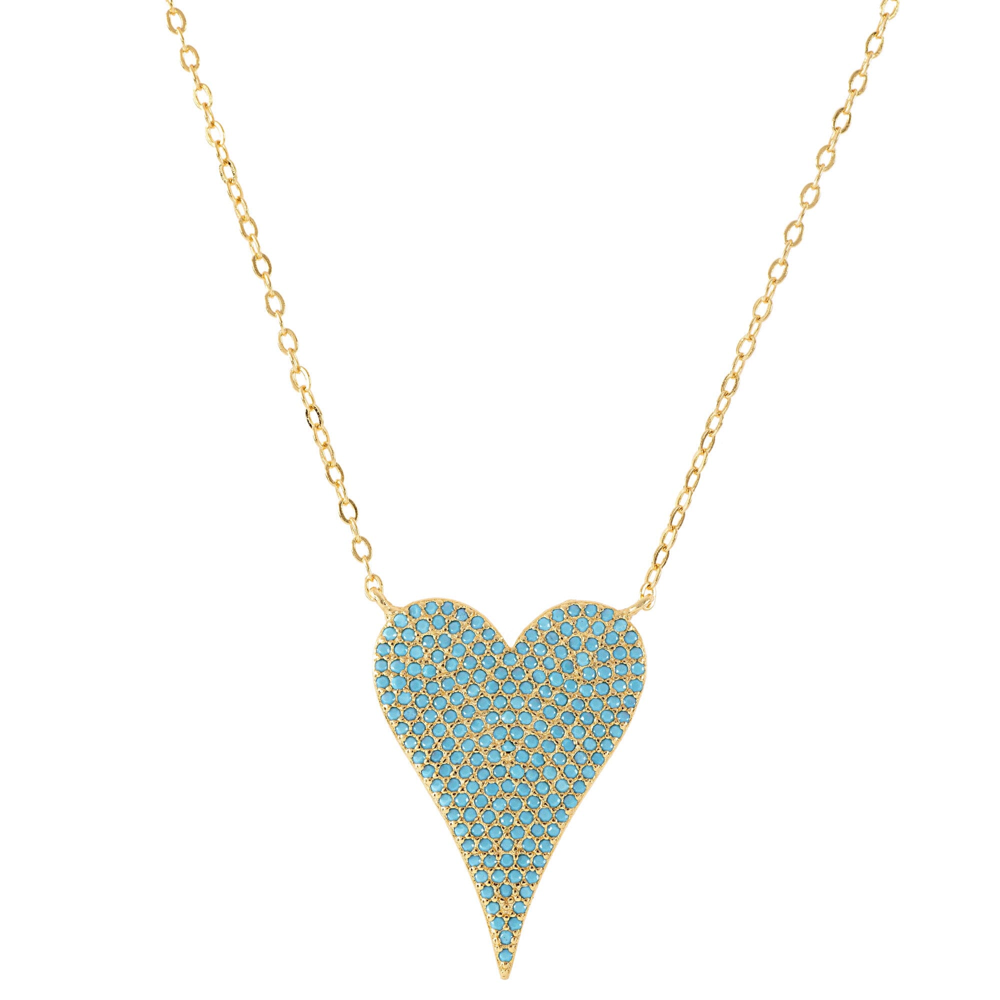 THE LIA (TURQUOISE) [Large] Necklaces Jimena Alejandra 