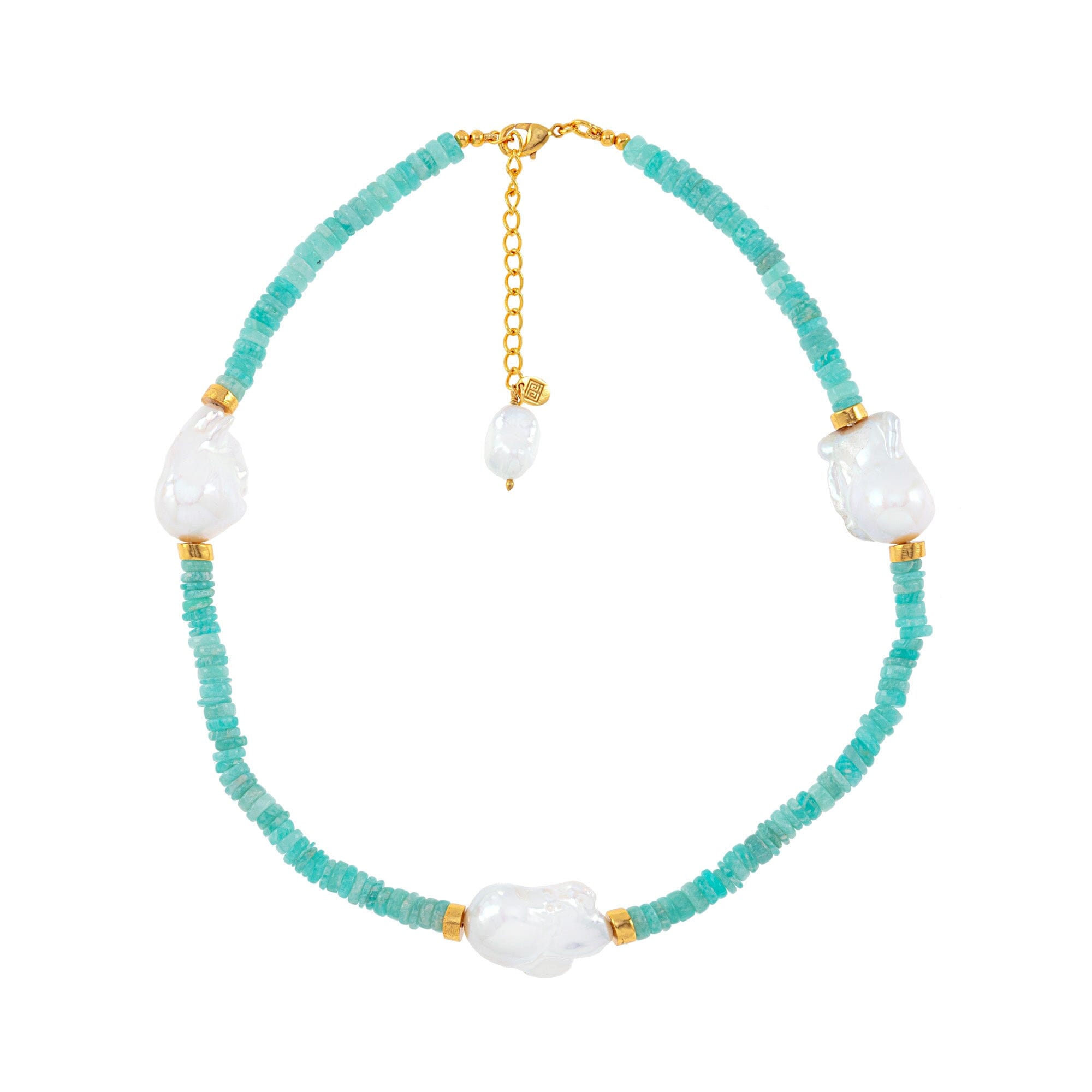 1 - Amazonite and pearl Jimena Alejandra 