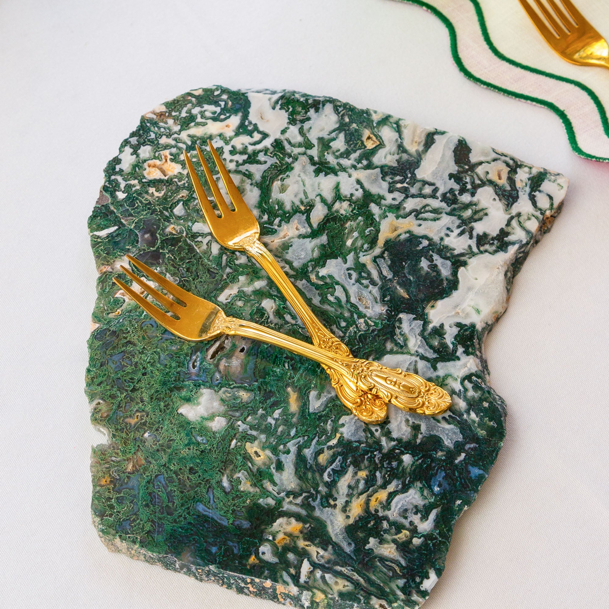 MOSS AGATE SLAB Homewares Jimena Alejandra 