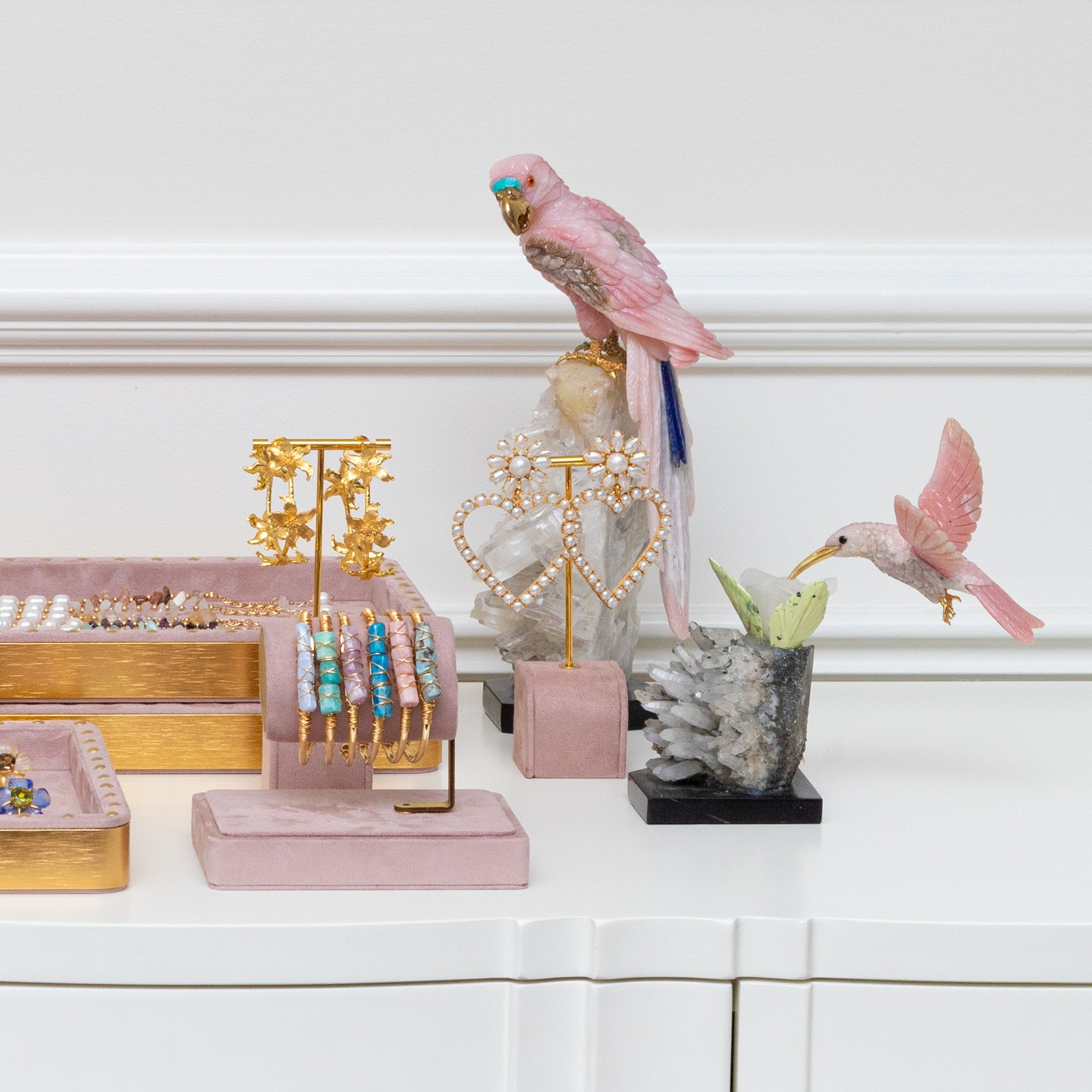 PARROT (Peruvian Pink Opal) Homewares Jimena Alejandra 