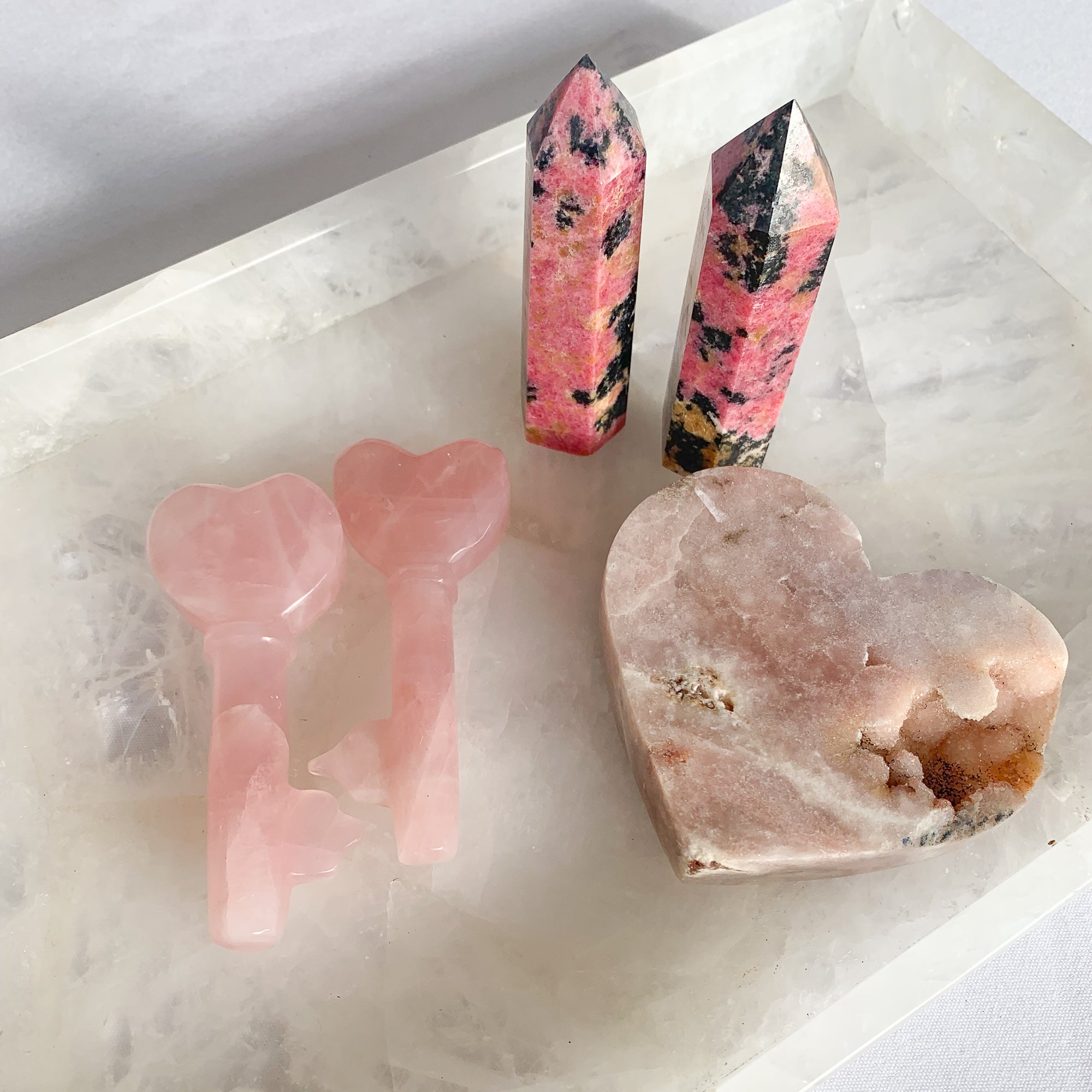 ROSE QUARTZ KEY Homewares Jimena Alejandra 