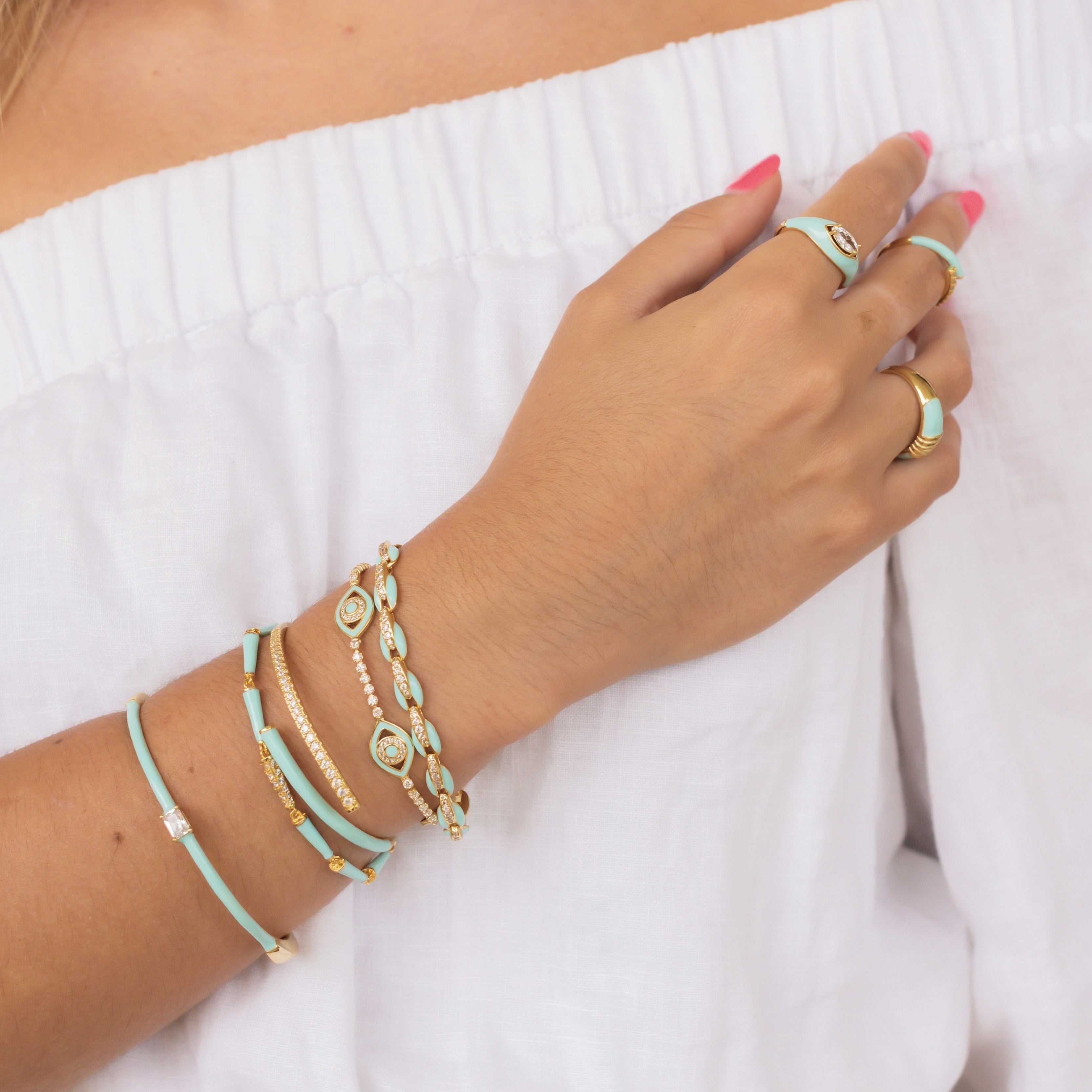 THE ALAIA (Blue) Bracelets Jimena Alejandra 