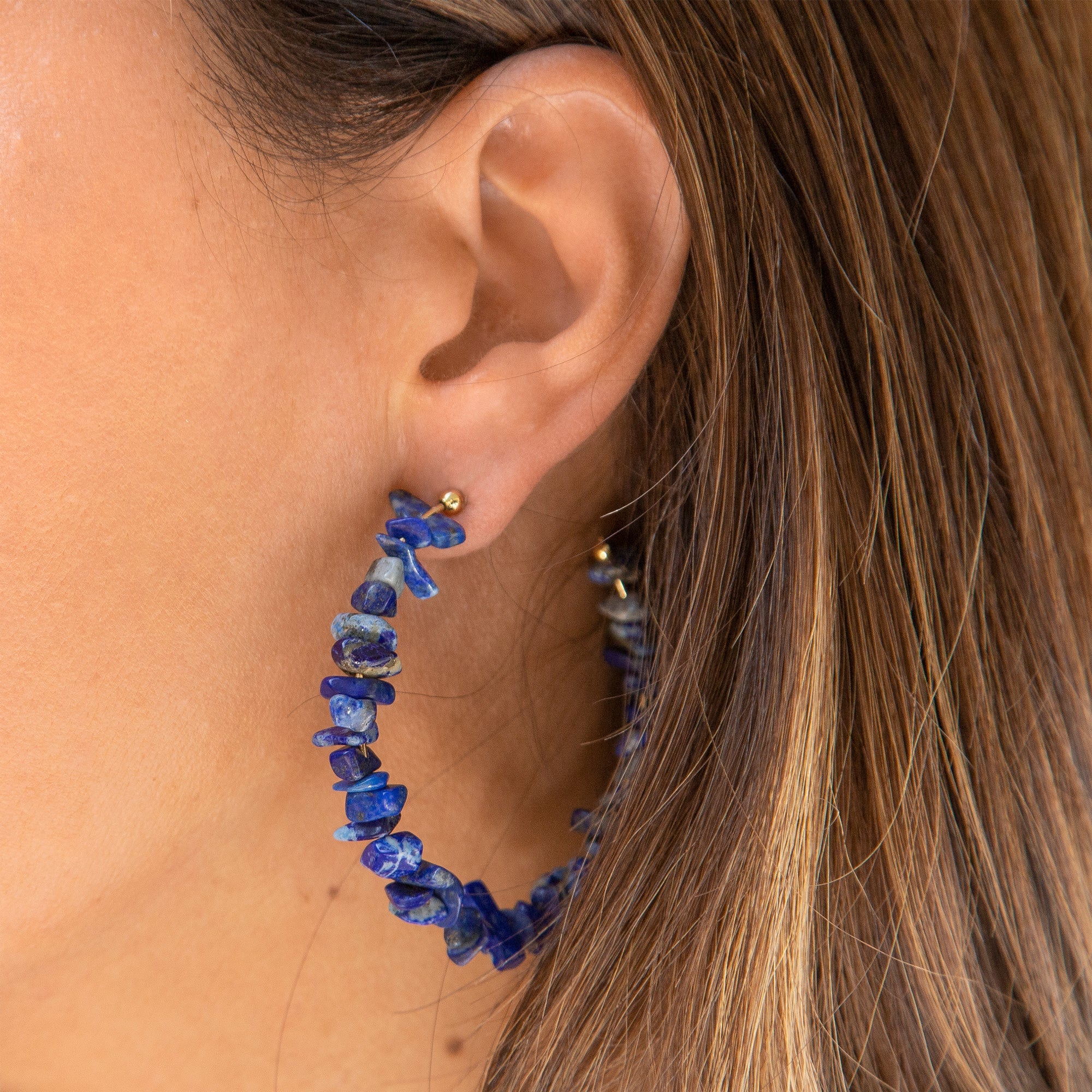 THE AVERY (Sodalite) Earrings Jimena Alejandra 