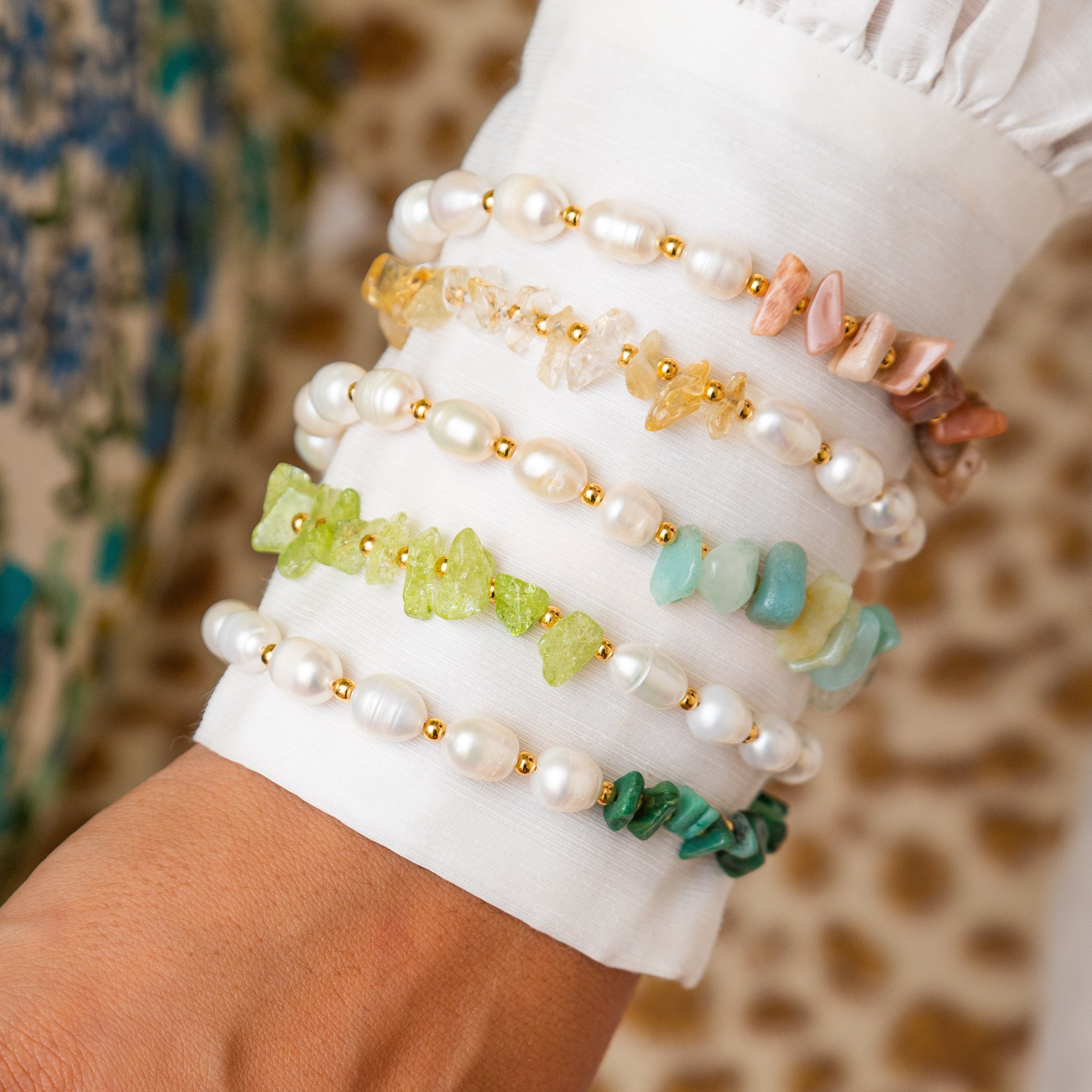 THE CAROLEE (Green Onyx) Bracelets Jimena Alejandra 