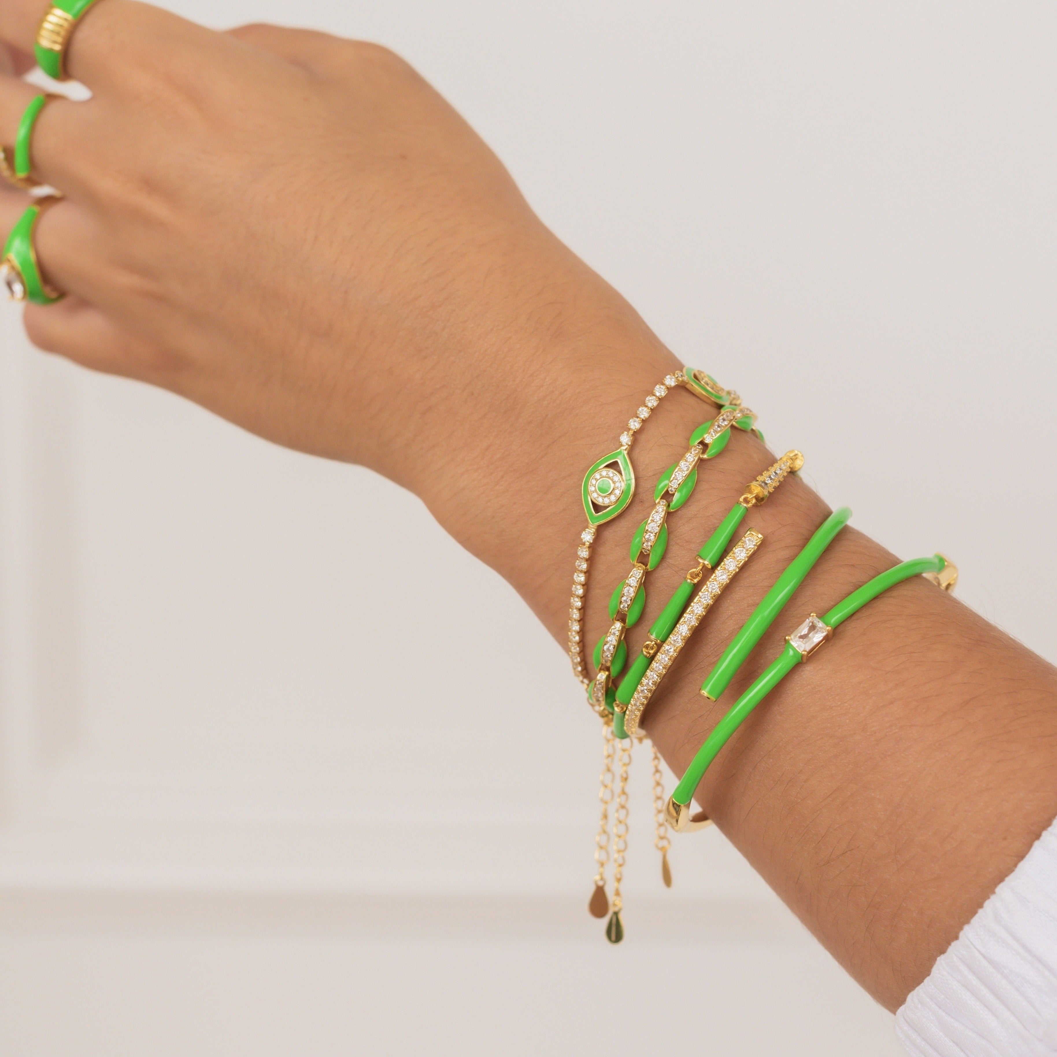 THE EILISH (Green) Bracelets Jimena Alejandra 