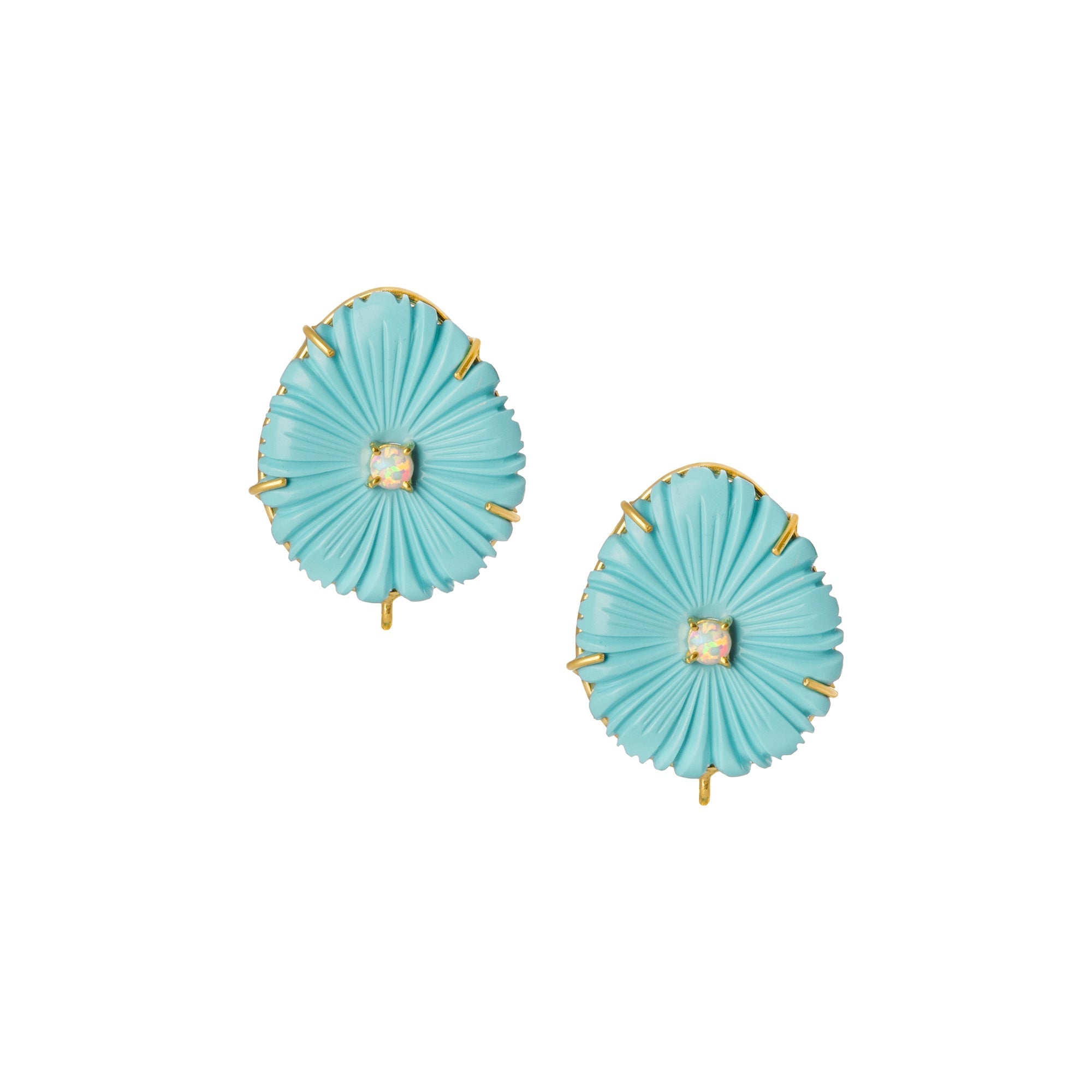 THE EMILIA (Blue Turquoise) Earrings Jimena Alejandra 