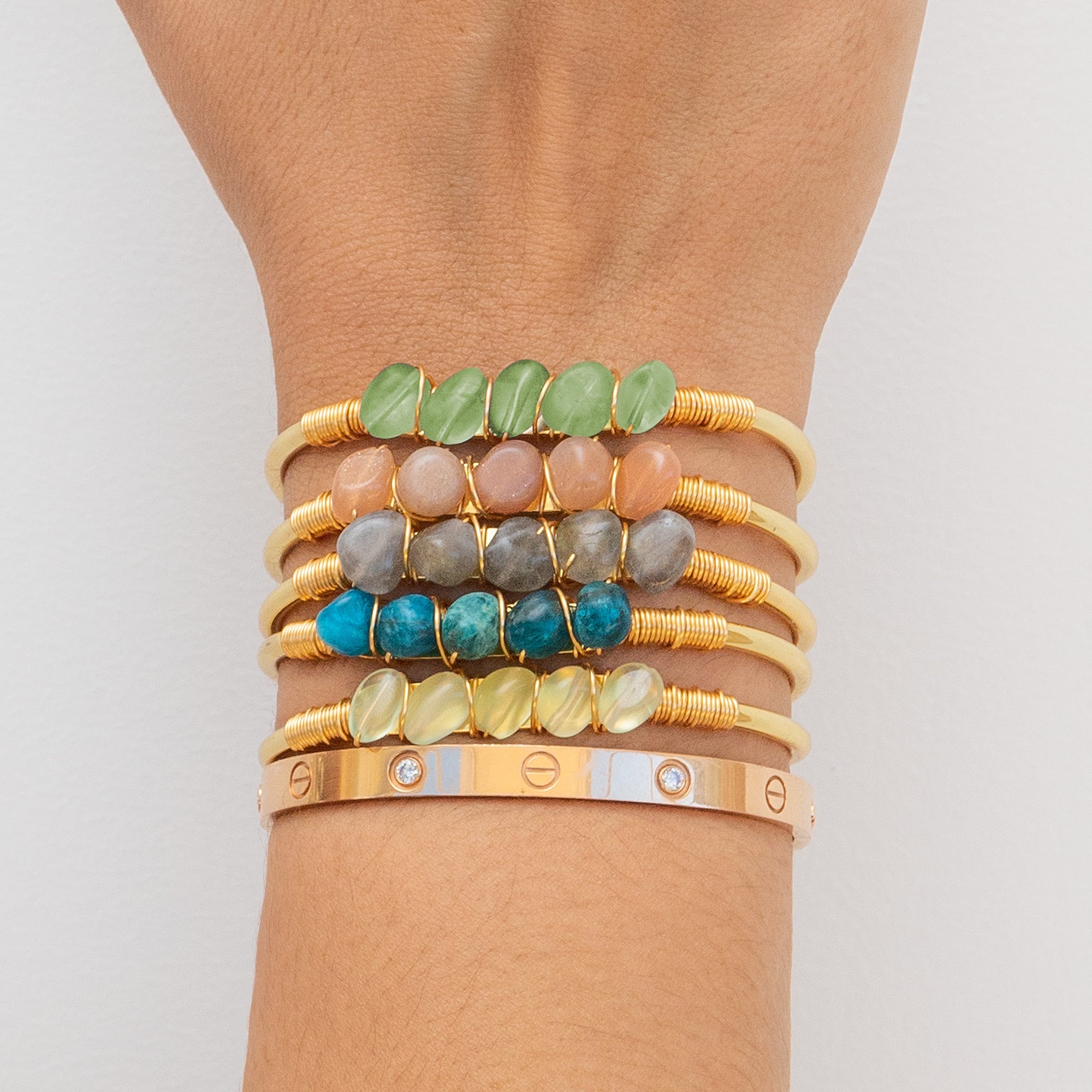 THE GWENYTH (Apatite) Bracelets Jimena Alejandra 