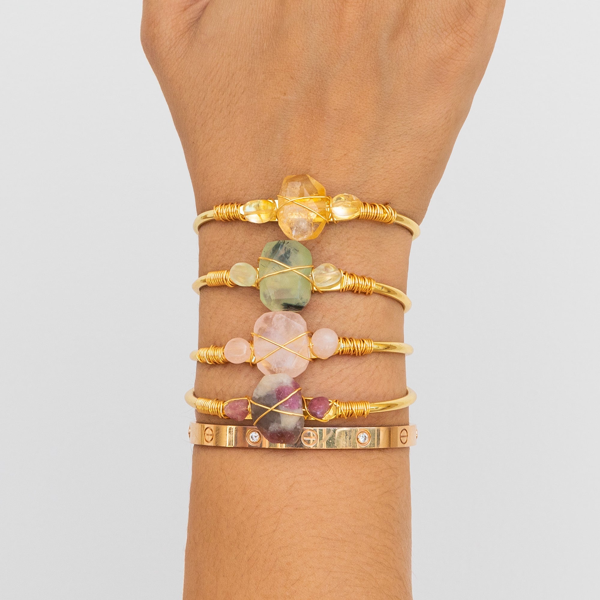 THE REVA (Green Amethyst) Bracelets Jimena Alejandra 