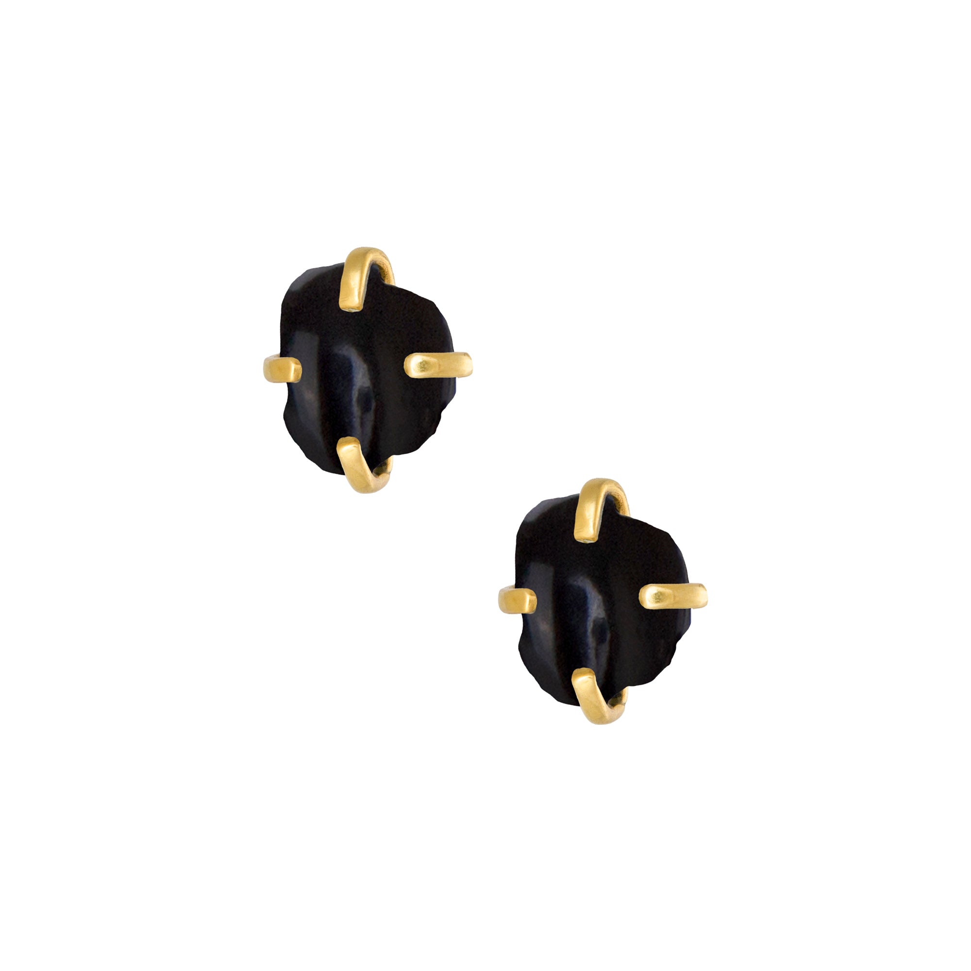 THE RILEY (Black Onyx) Jewelry Jimena Alejandra Gold Plated 